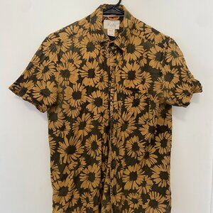 Sunflower Short Sleeve Button Down